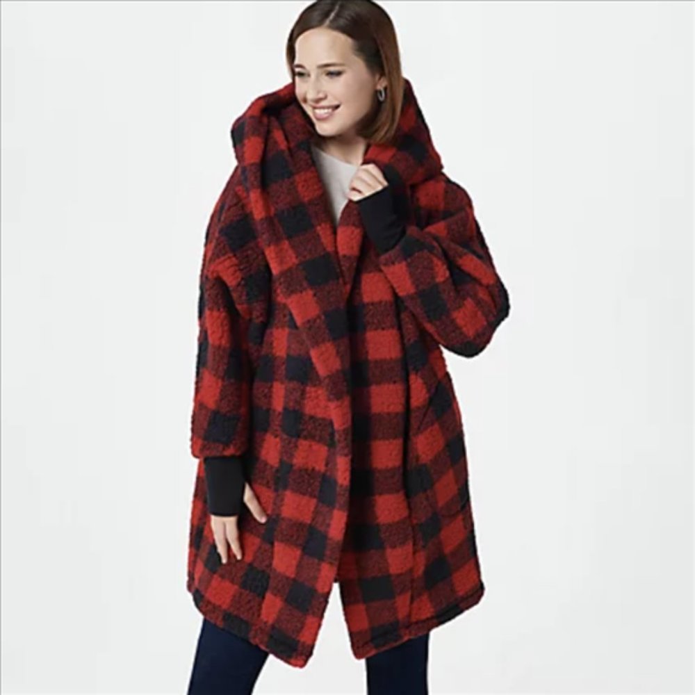 GILI Oversized Sherpa Hoodie Lounger M/L